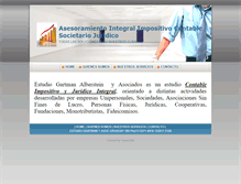 Tablet Screenshot of estudiogartmanyasoc.com.ar